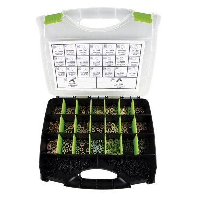 CONJUNTO DE ANILHAS DE COBRE PARA INJETORES 551 PCS 53464