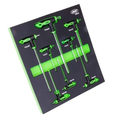 CONJUNTO DE 8 CHAVES TORX EM FORMA DE "T" 53979