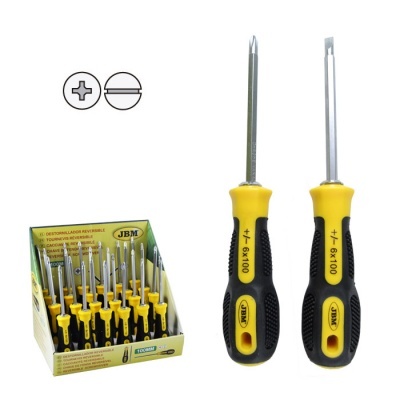 CHAVE COM MULTIFUNÇÃO ESTRELA E FENDA 6X100MM 52068