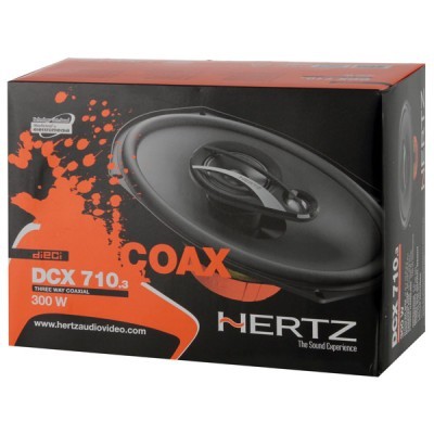 COLUNAS HERTZ DIECI 3 Vias Coaxial Ovais 7x10" 300W DCX710