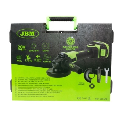 REBARBADORA ÂNGULAR BRUSHLESS 125MM COM CAIXA | 60049C