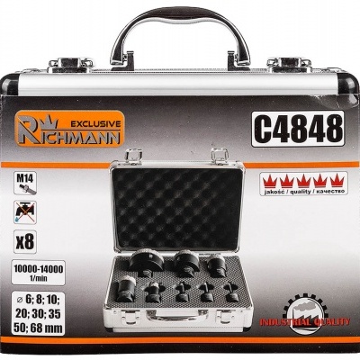 JOGO DE BROCAS DIAMANTADAS RICHMANN C4848