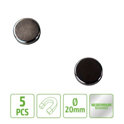 Conjunto de 5 Ímãs multiutilidades 53958