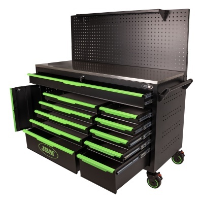 CARRO DE FERRAMENTAS COM 11 GAVETAS E PAINEL PERFURADO | 54510