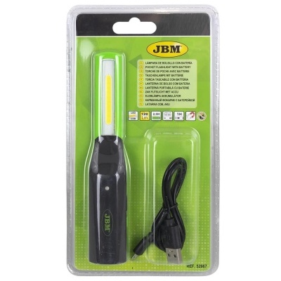 LANTERNA JBM DE BOLSO LED COM BATERIA 52987