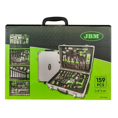 TROLLEY DE FERRAMENTAS EM ALUMÍNIO JBM  159PCS 53159 TROLLEY DE FERRAMENTAS EM ALUMÍNIO JBM  159PCS 53159