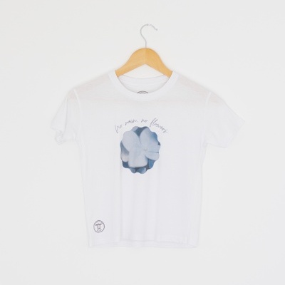 T-shirt de manga curta 100% algodão - Hortênsia (kids)