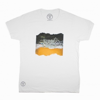 T-shirt de manga curta 100% algodão - Praia