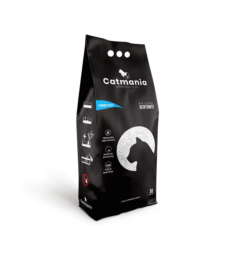 Areia Catmania - White Compact Com Carvão