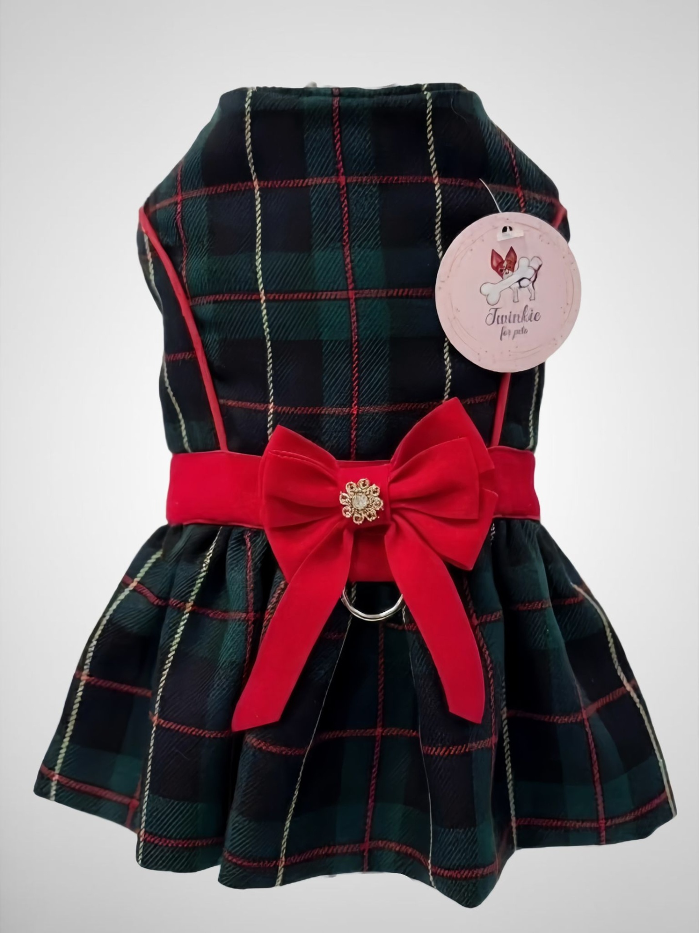 Vestido Xadrez Verde