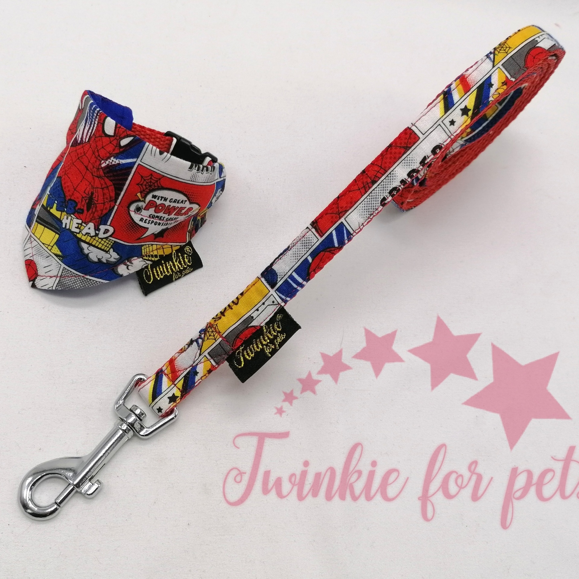 Coleira com Lenço Spider Man