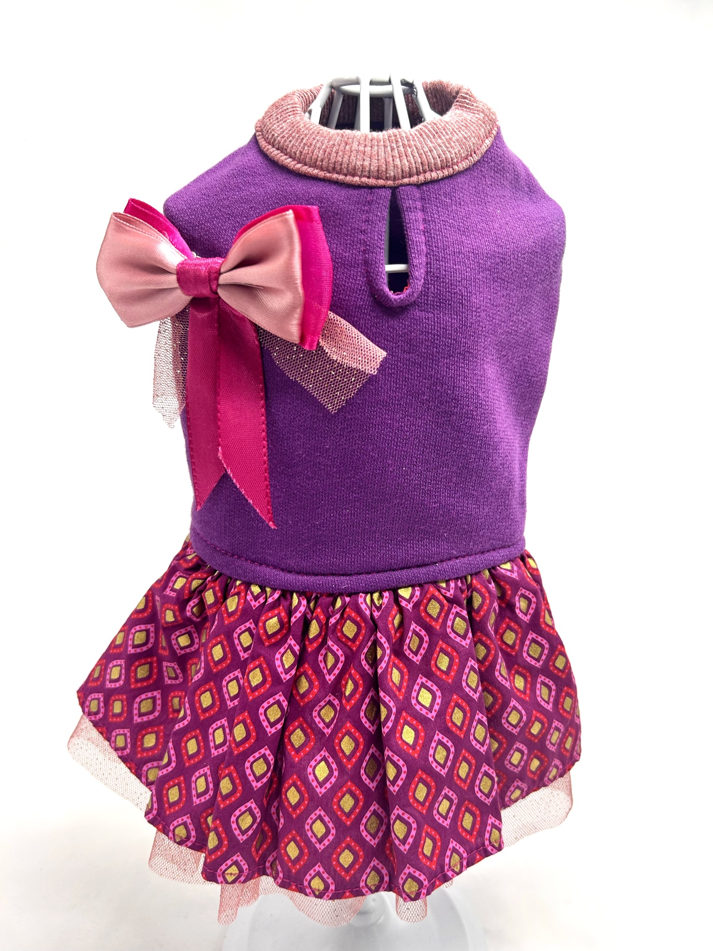 Vestido Golden Spark - Rosa