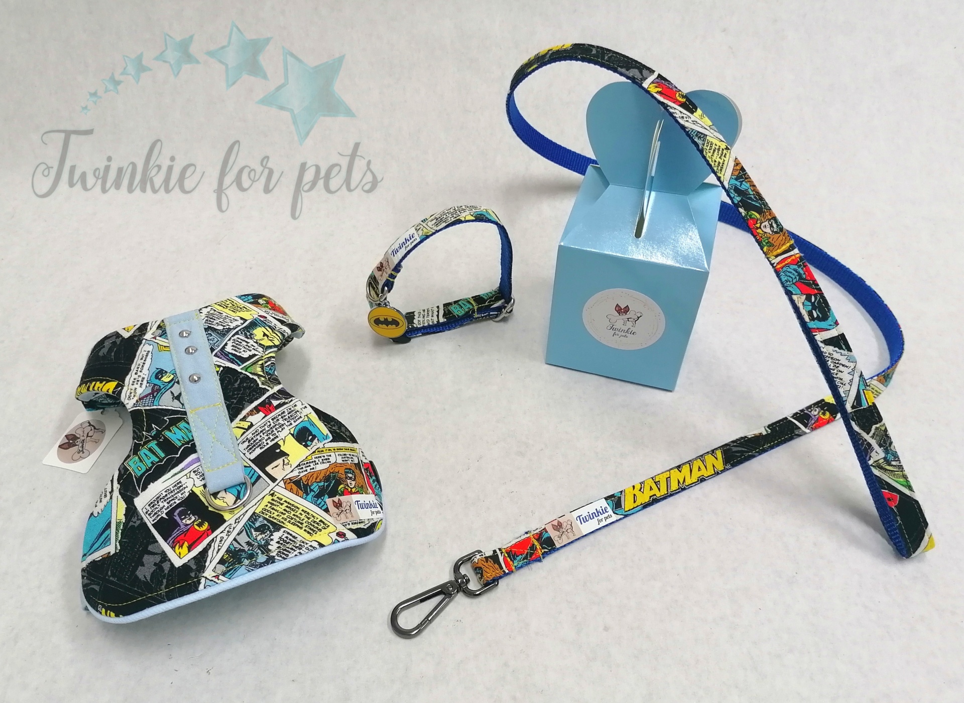 Peitoral Batman A - Cães e gatos, Twinkie for pets