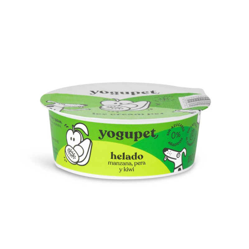 Gelado de Maçã, Pera e Kiwi para Cão e Gato