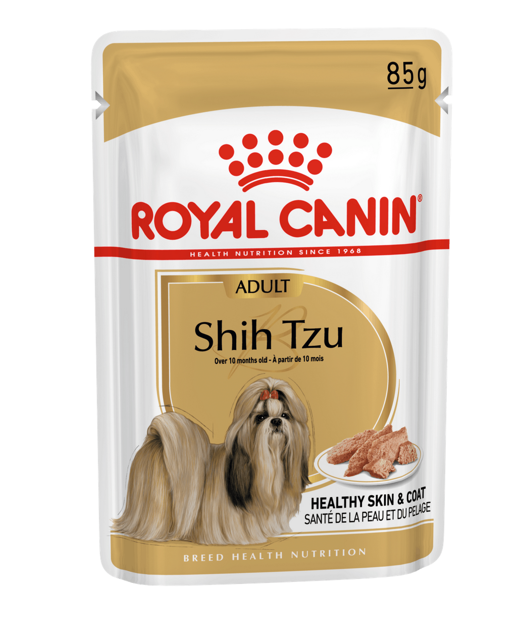 Embalagem de alimento húmido Royal Canin Shih Tzu adulto 85g