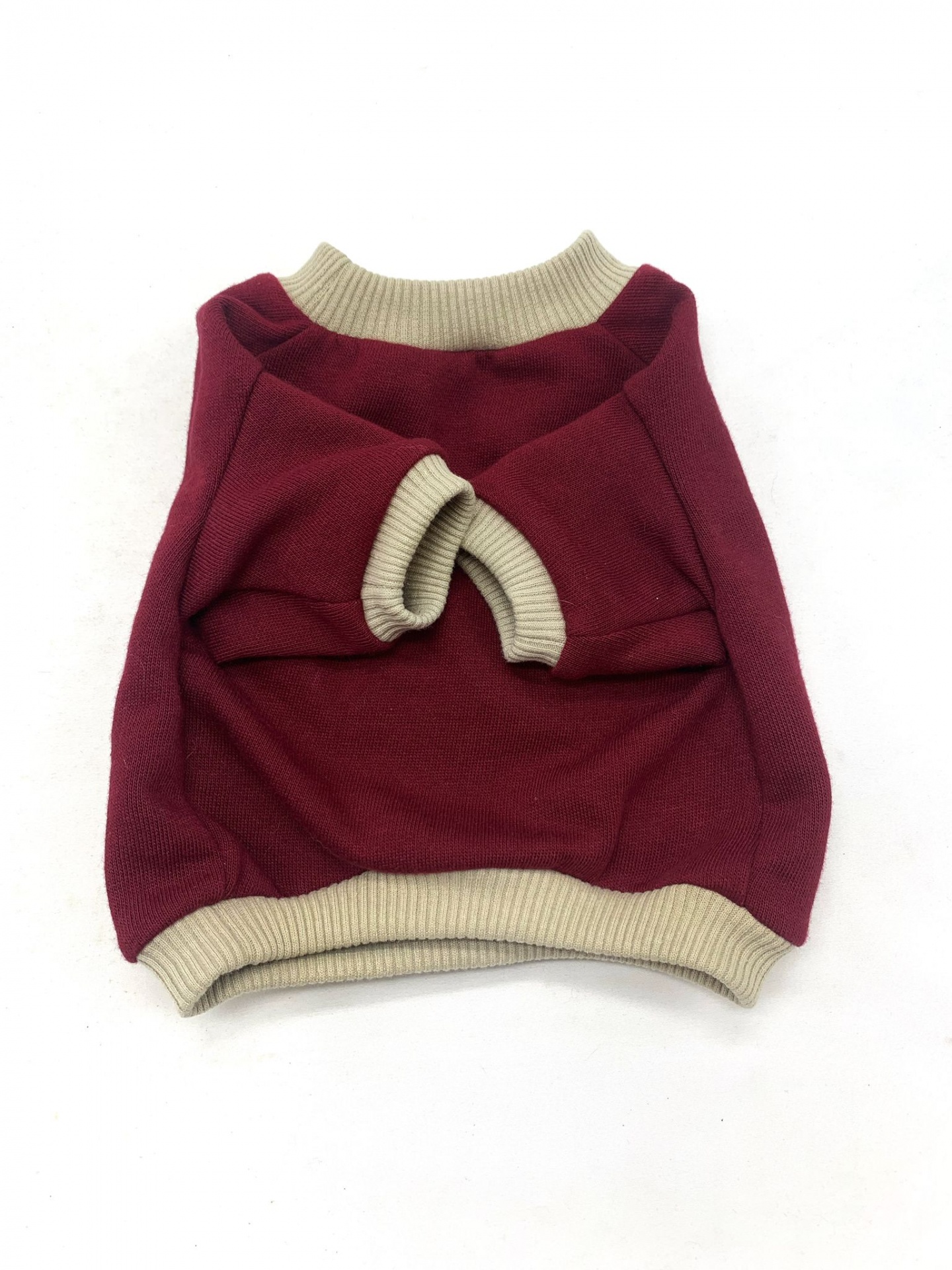 Sweat Bordo com letra bordada