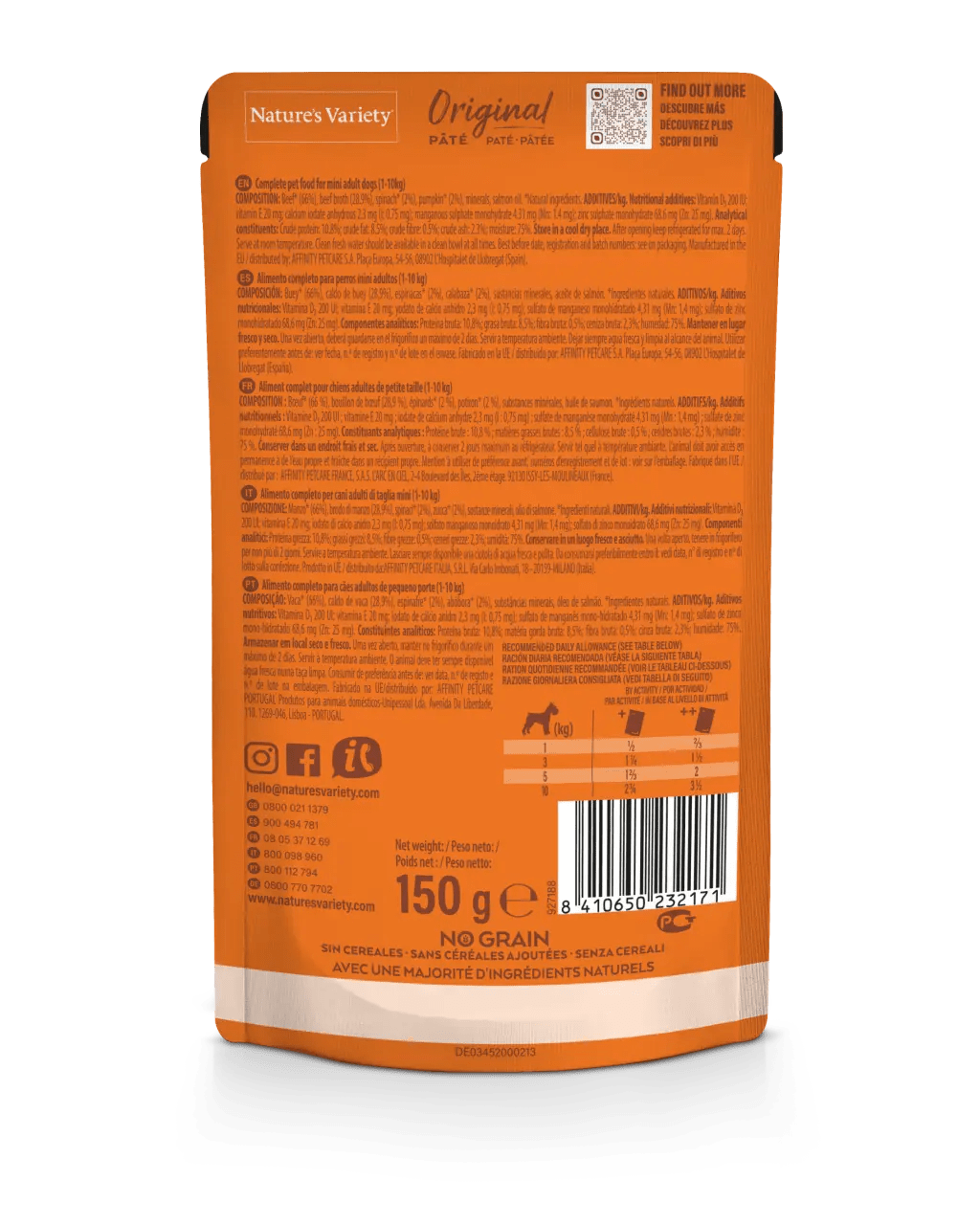 Nature`s Variety Wet - Patê Mini Vaca