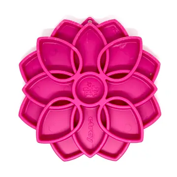 Bandeja de enriquecimento Mandala Design eTray para cães Rosa