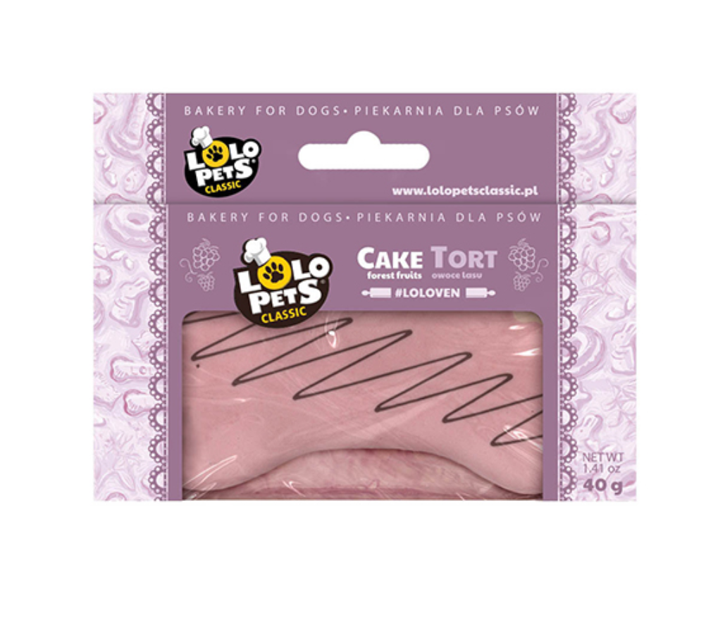 BOLO P/ CÃO - FRUTOS SILVESTRES - 250G