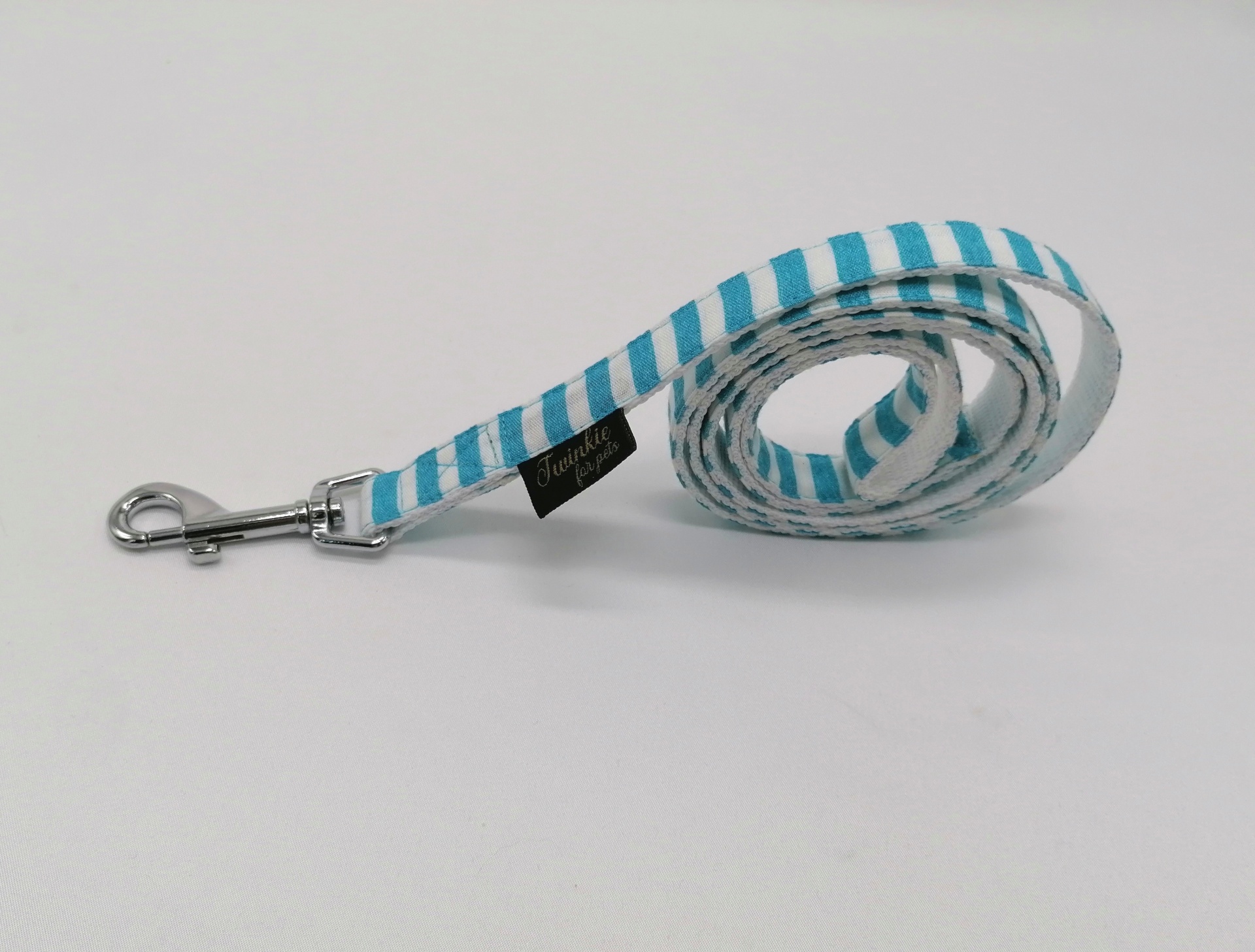 Trela Riscas azul para cães e gatos