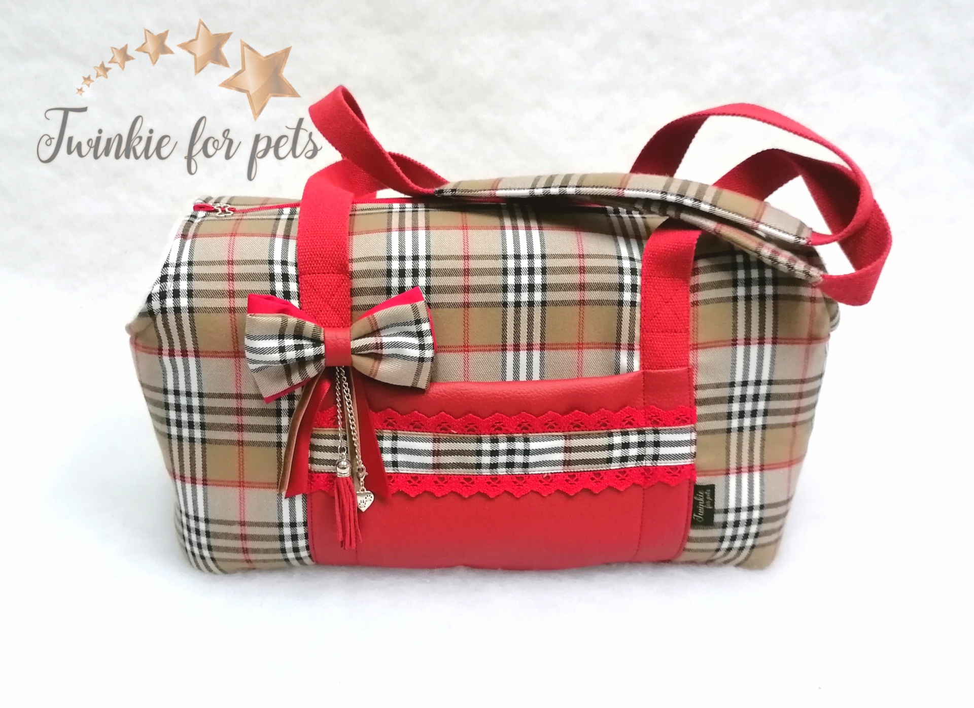 Mala de transporte Dupla -Tartan