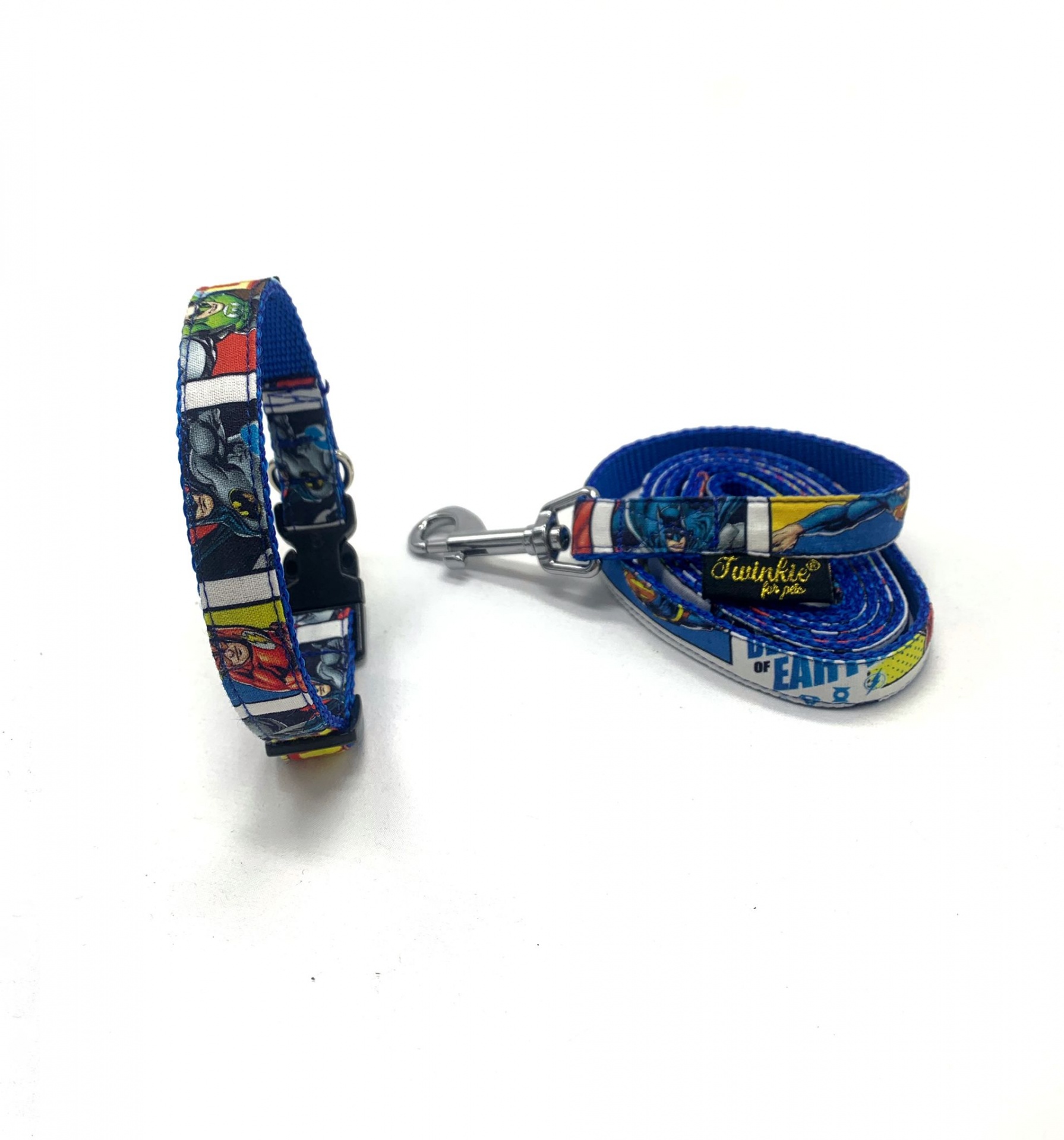 Coleira Justice League - cães e gatos