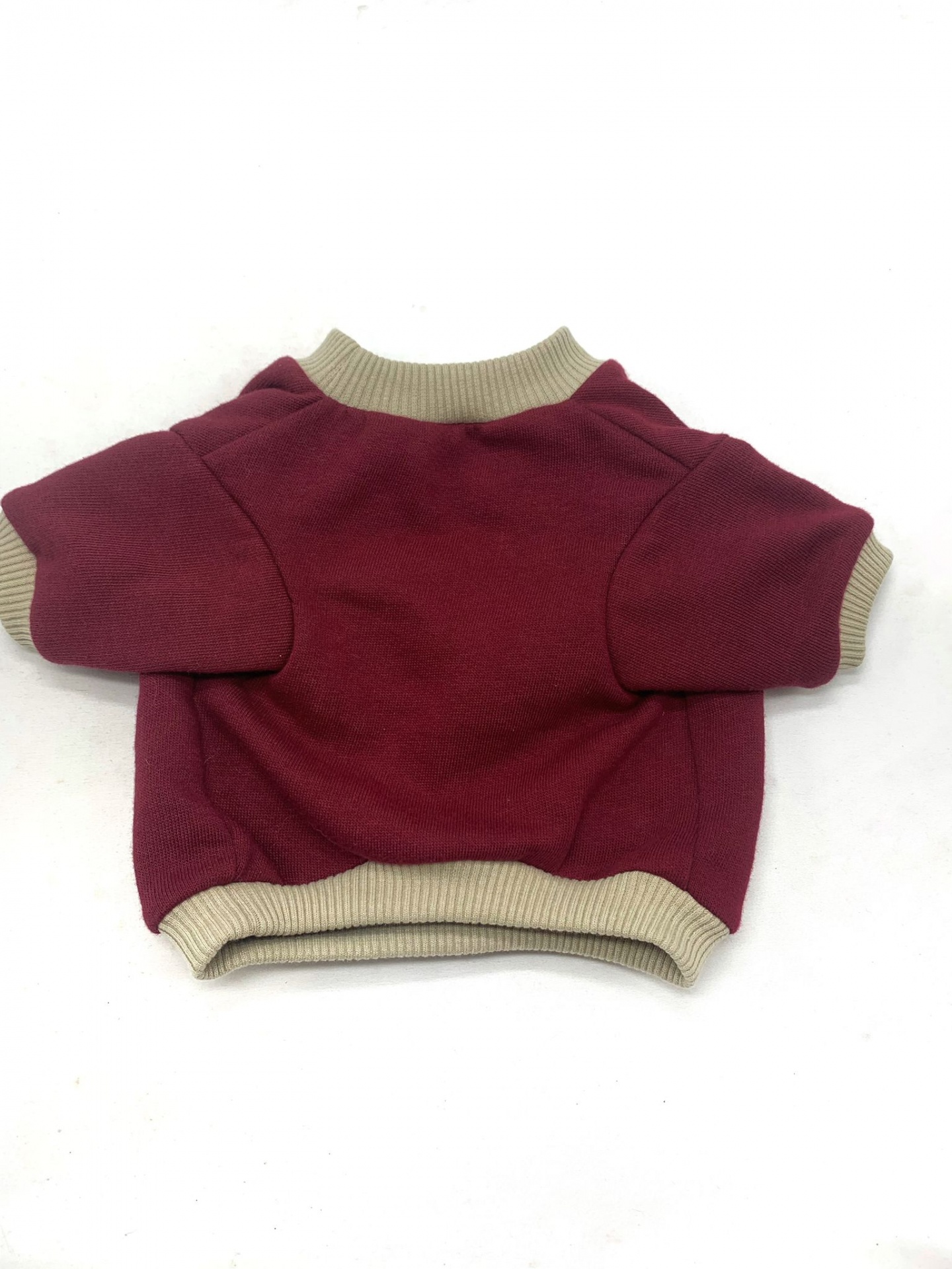 Sweat Bordo com letra bordada