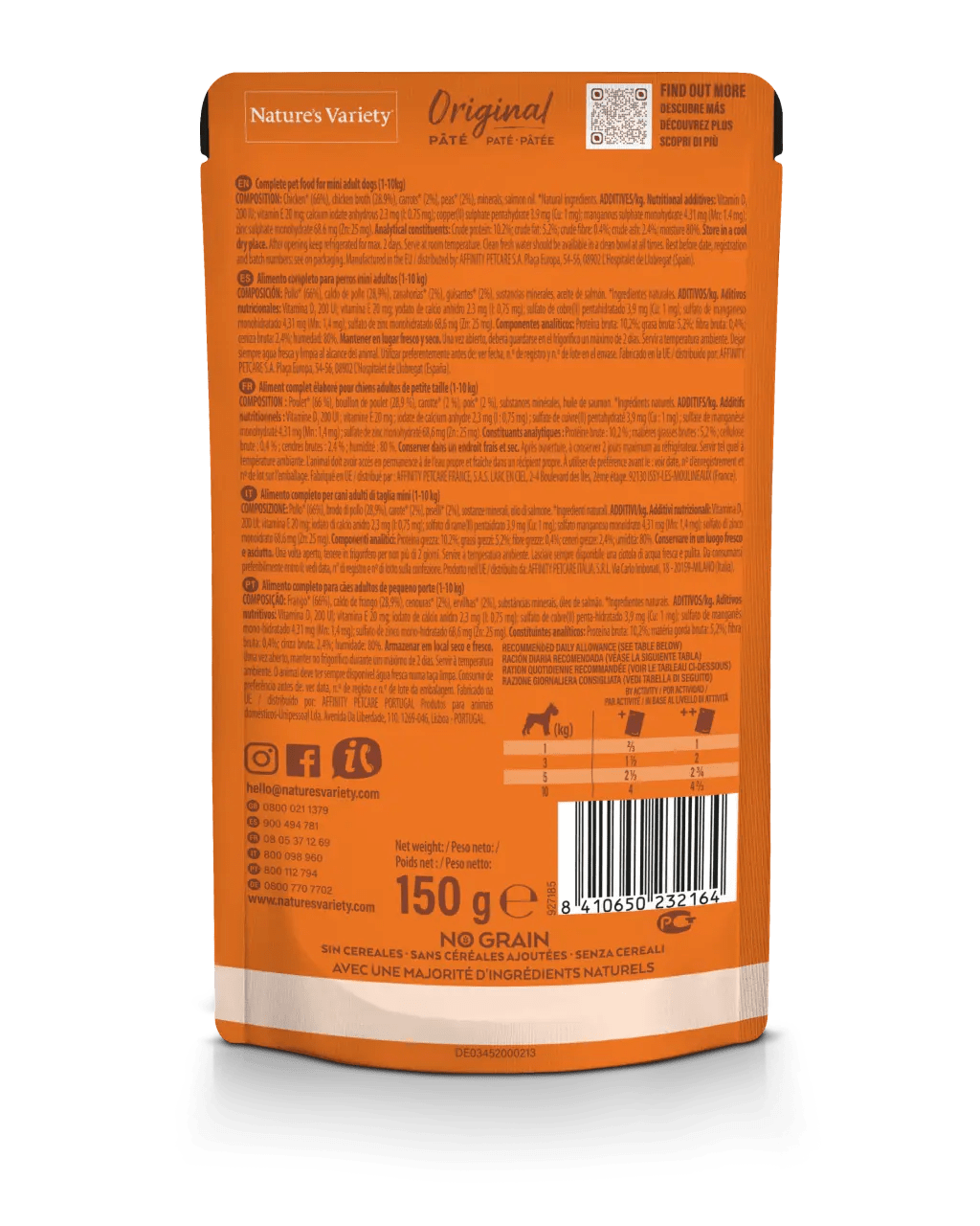 Nature`s Variety Wet - Patê Mini Frango