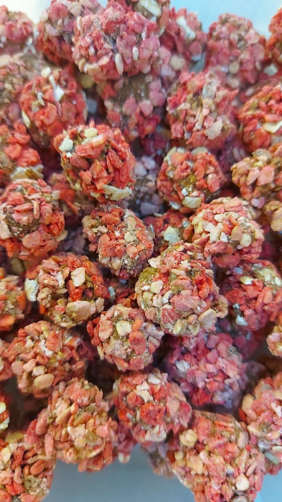 Beijinhos de Peru e Atum