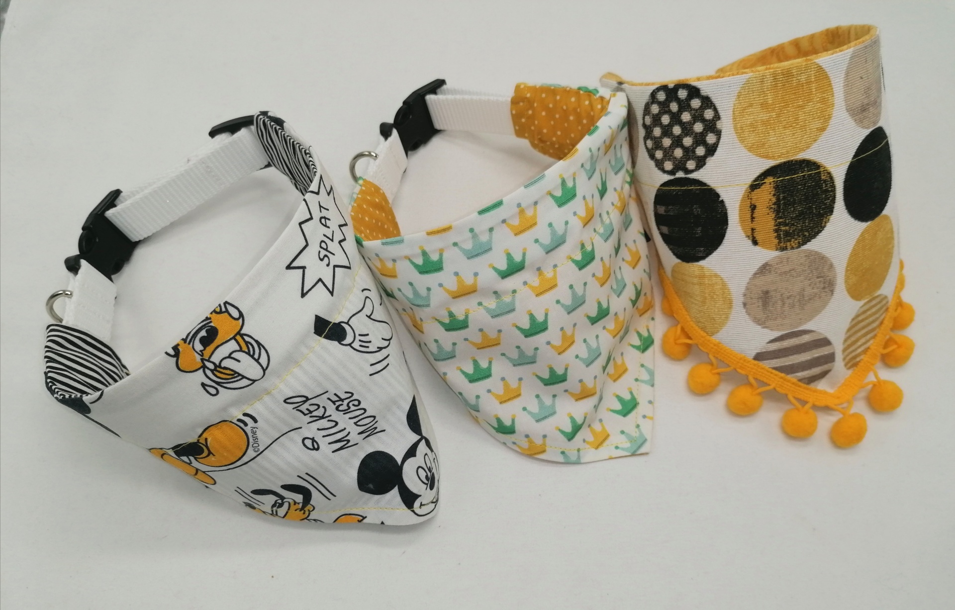 Coleira com Lenço Mickey & Pluto