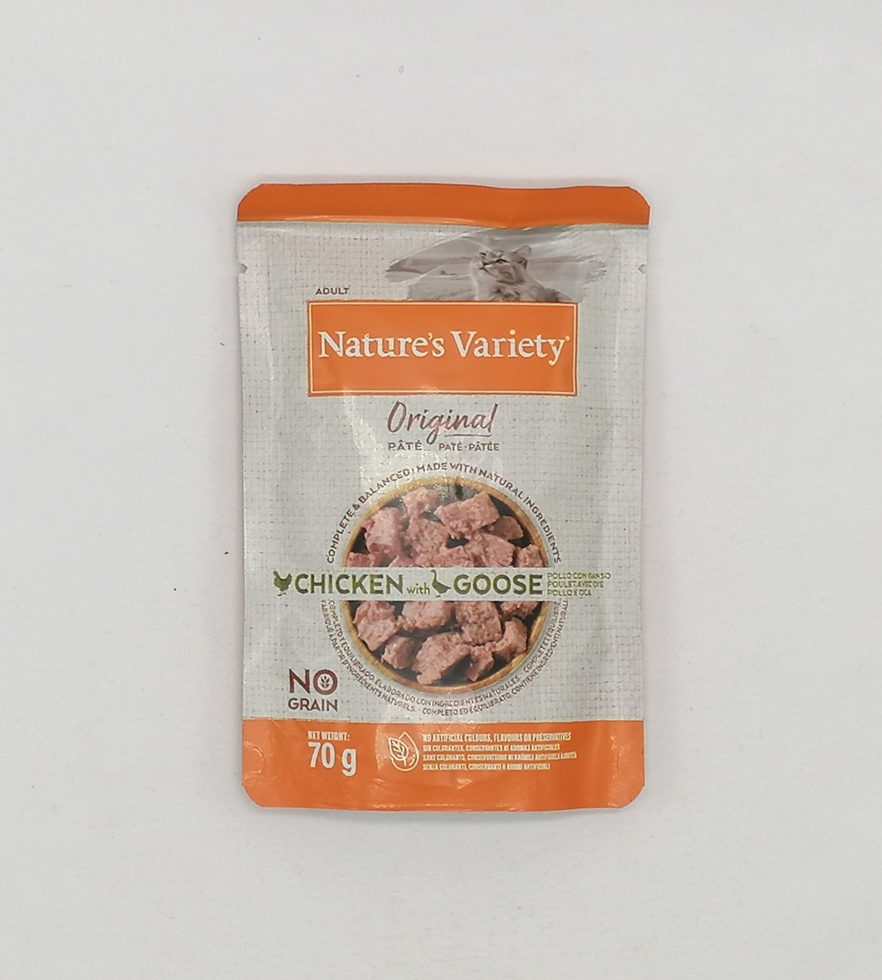 Nature`s Variety Original Gato Wet -Paté  No Grain Frango com Ganso