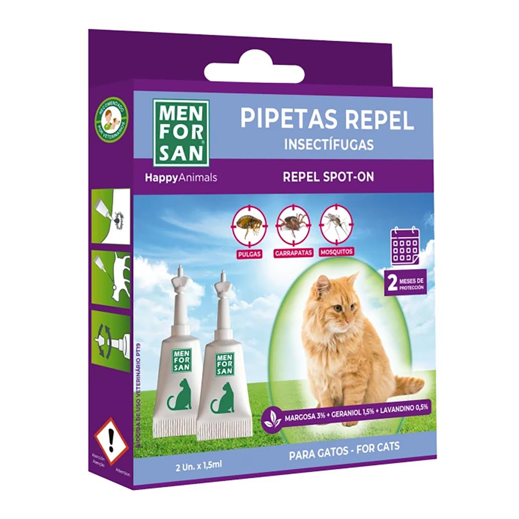 Pipetas replentes de parasitas para gatos - MFS (2 unid.)