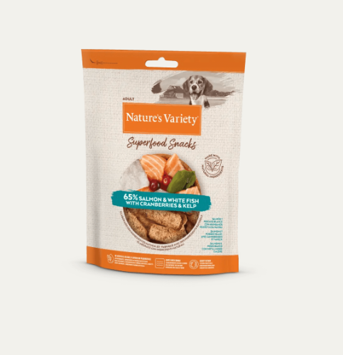 Superfood Snacks de Salmão e Peixe Branco