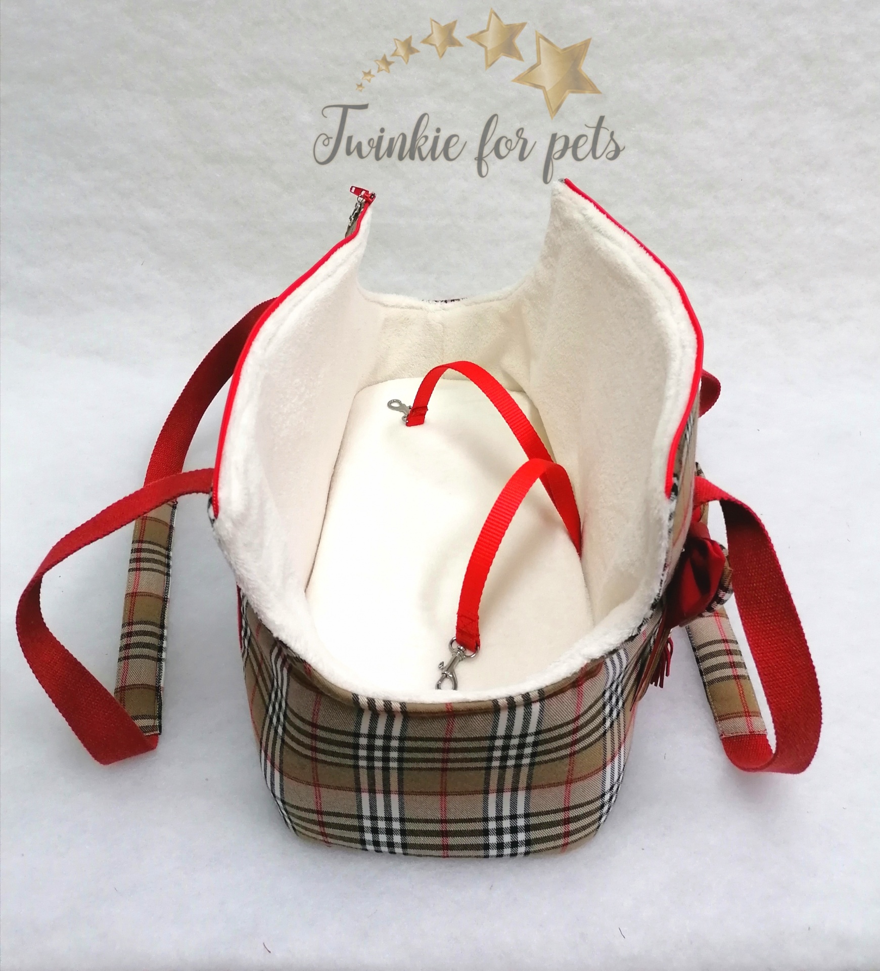 Mala de transporte Dupla -Tartan