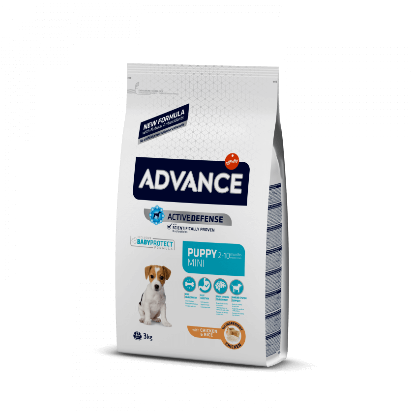 Saco de ração para cachorros ADVANCE Puppy Mini 3 kg