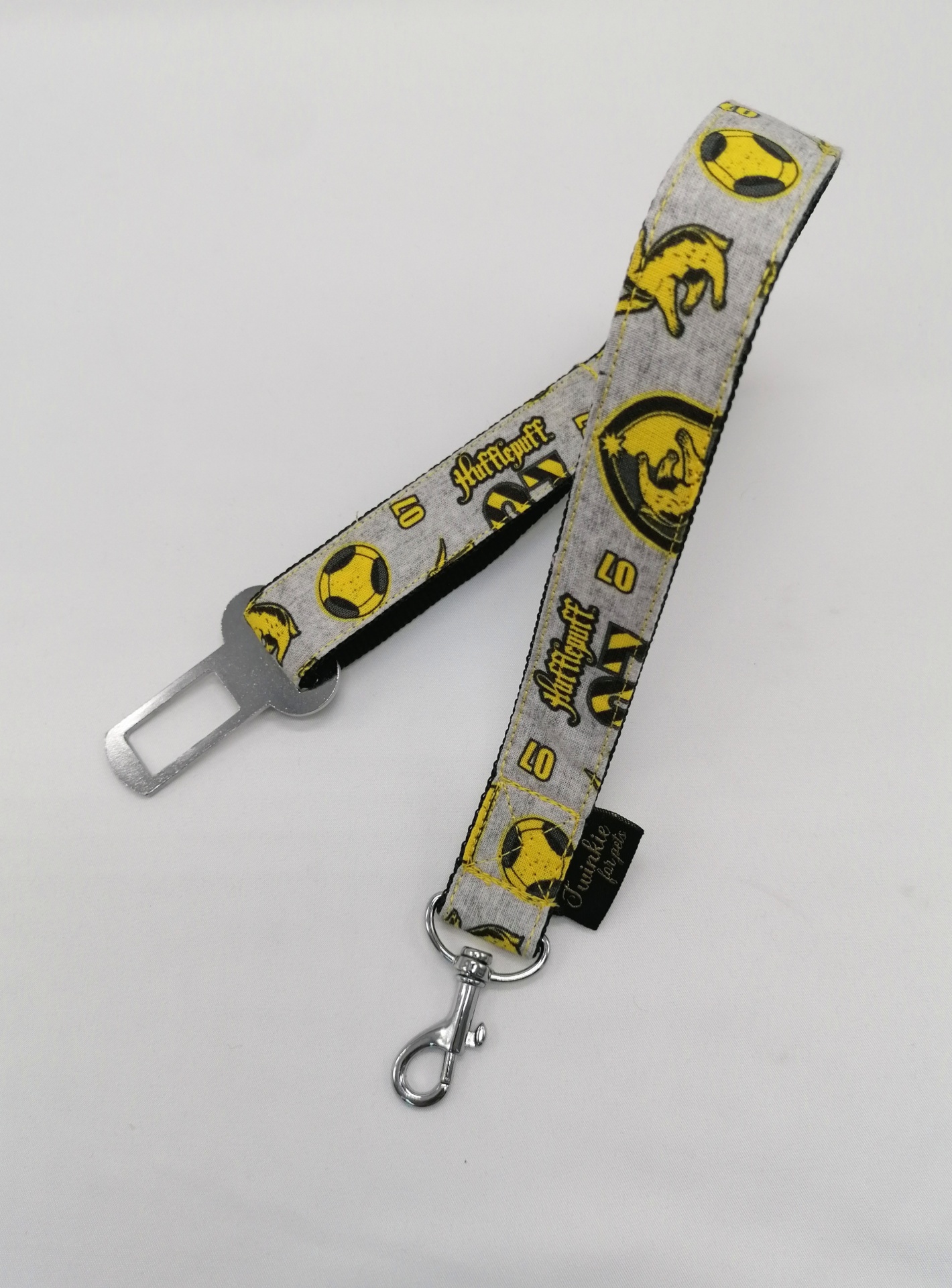 Cinto de segurança Harry Potter Hufflepuff, para cães ou gatos