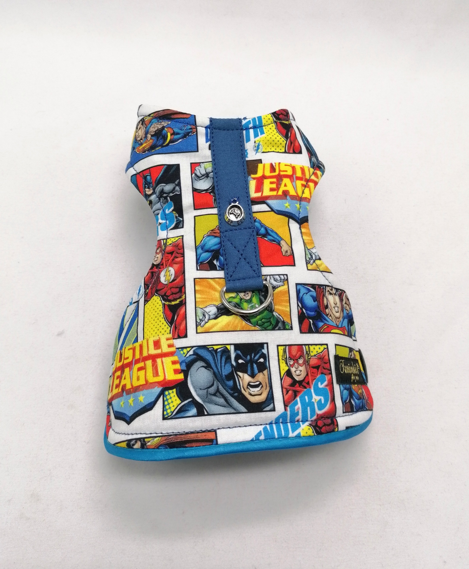 Peitoral Justice League vermelho - Cães e gatos