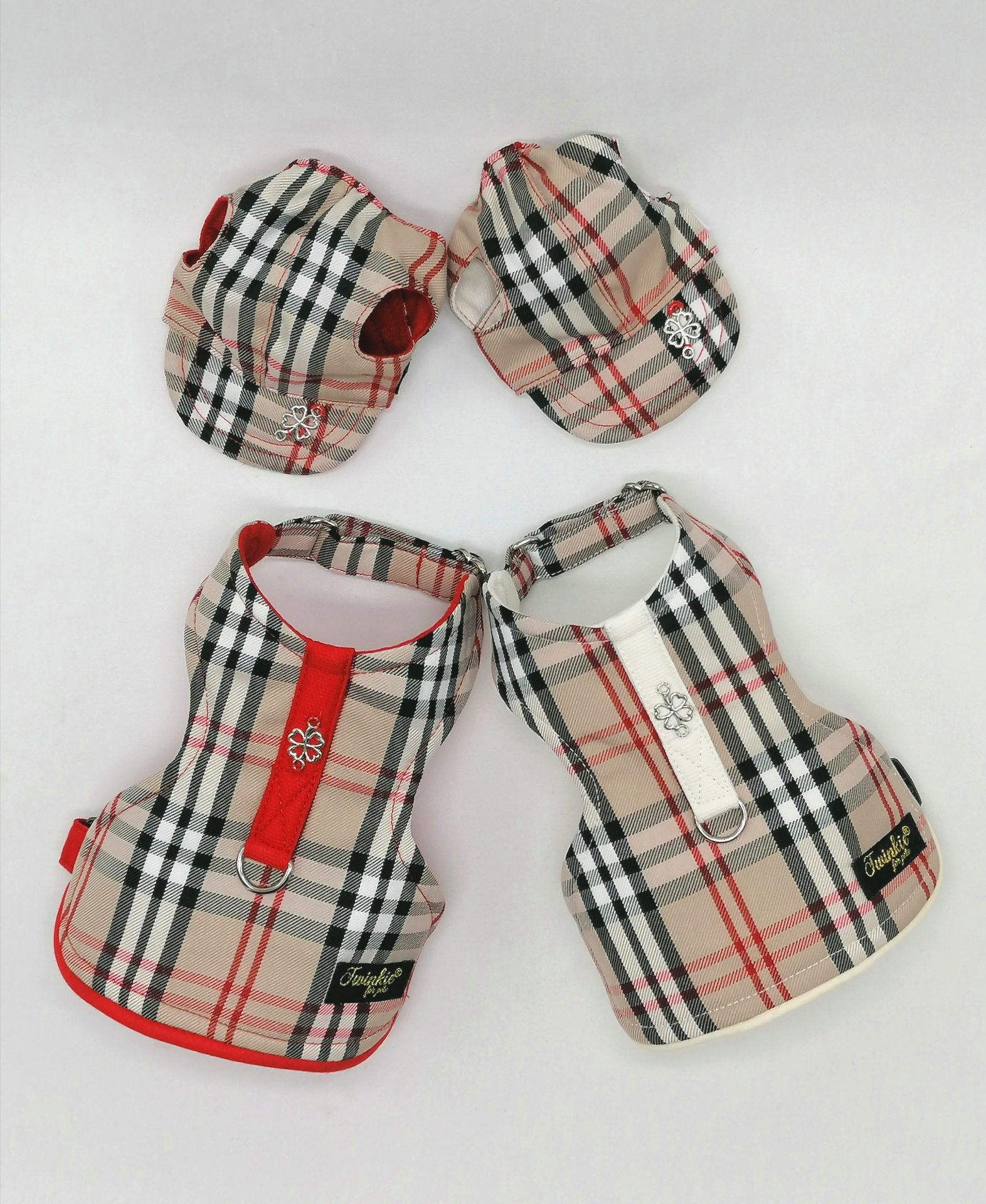 Boné Tartan - cães e gatos