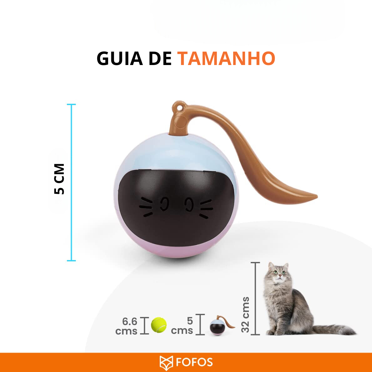 Brinquedo Bola Mágica para Gato