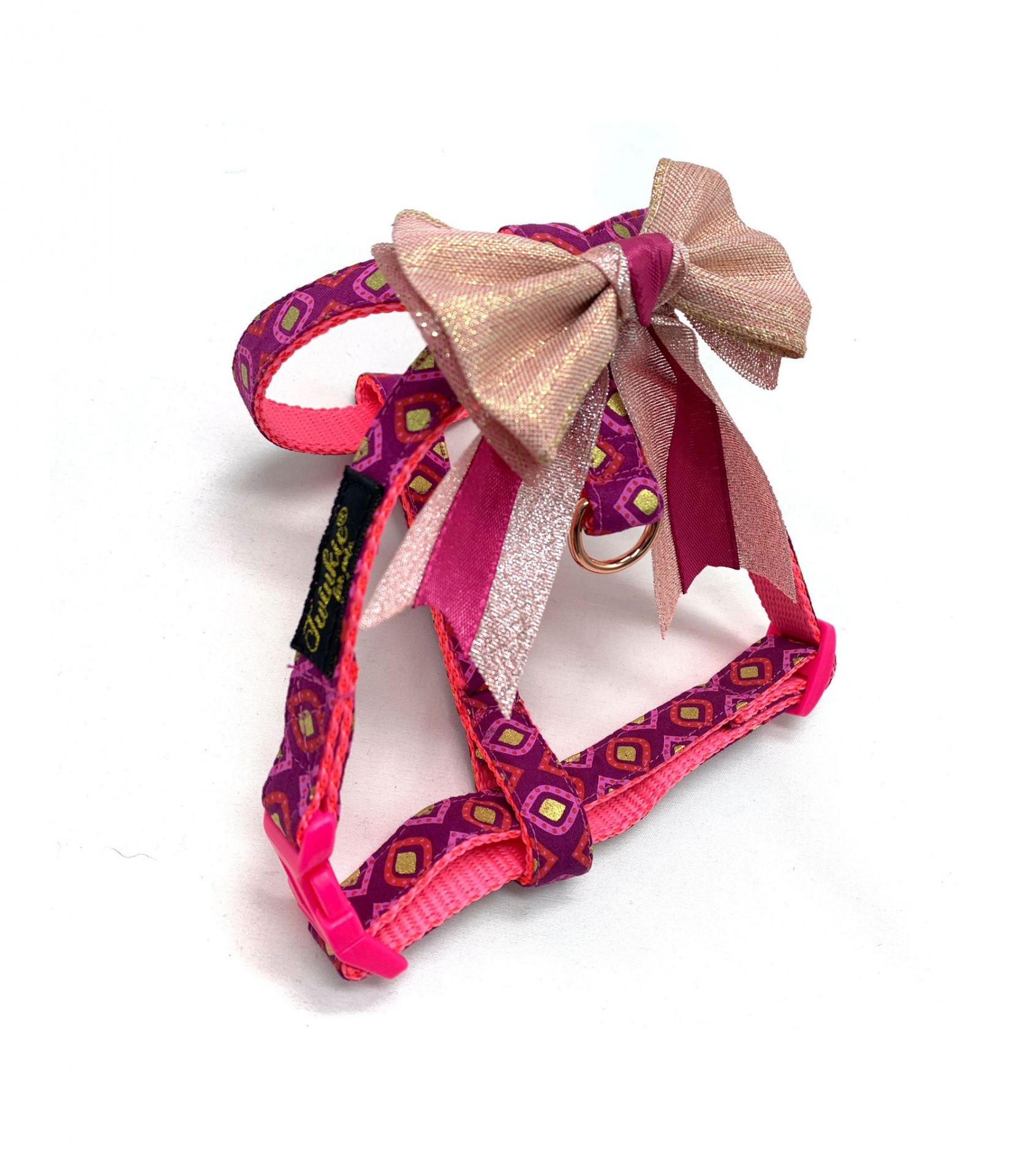 Arnês Golden Spark Pink - Cães e gatos