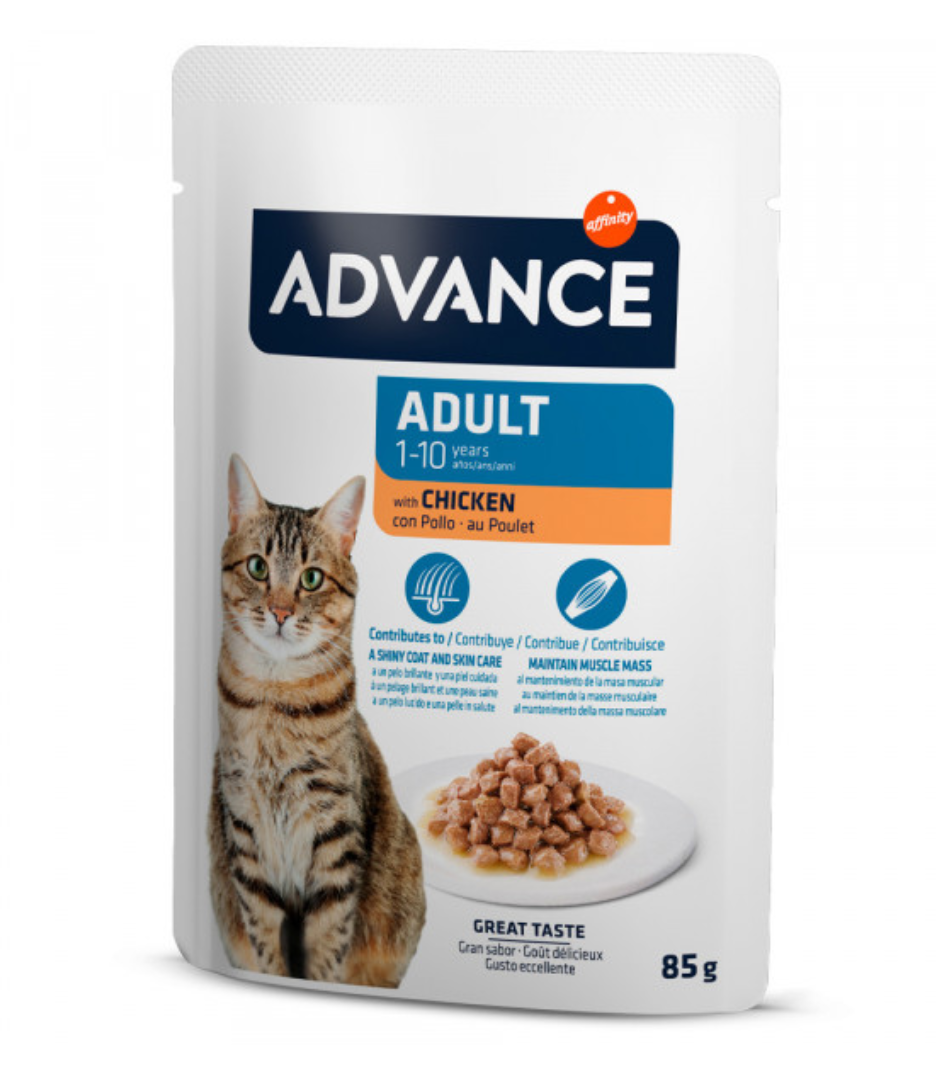 Advance Adult Cat - Wet food - Chicken 85gr