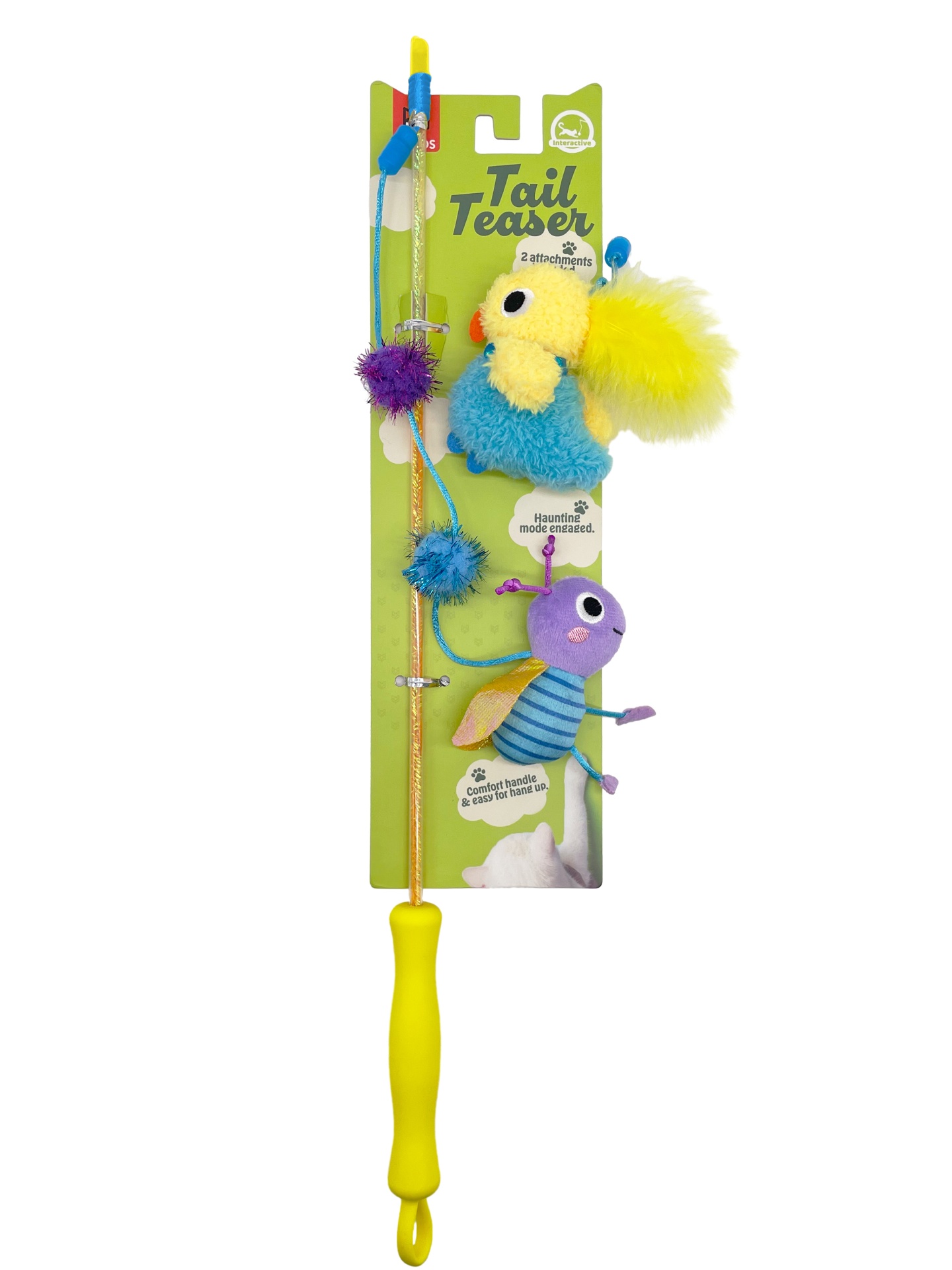 Cana para Gato com Catnip – Insetos e Pássaros Voadores