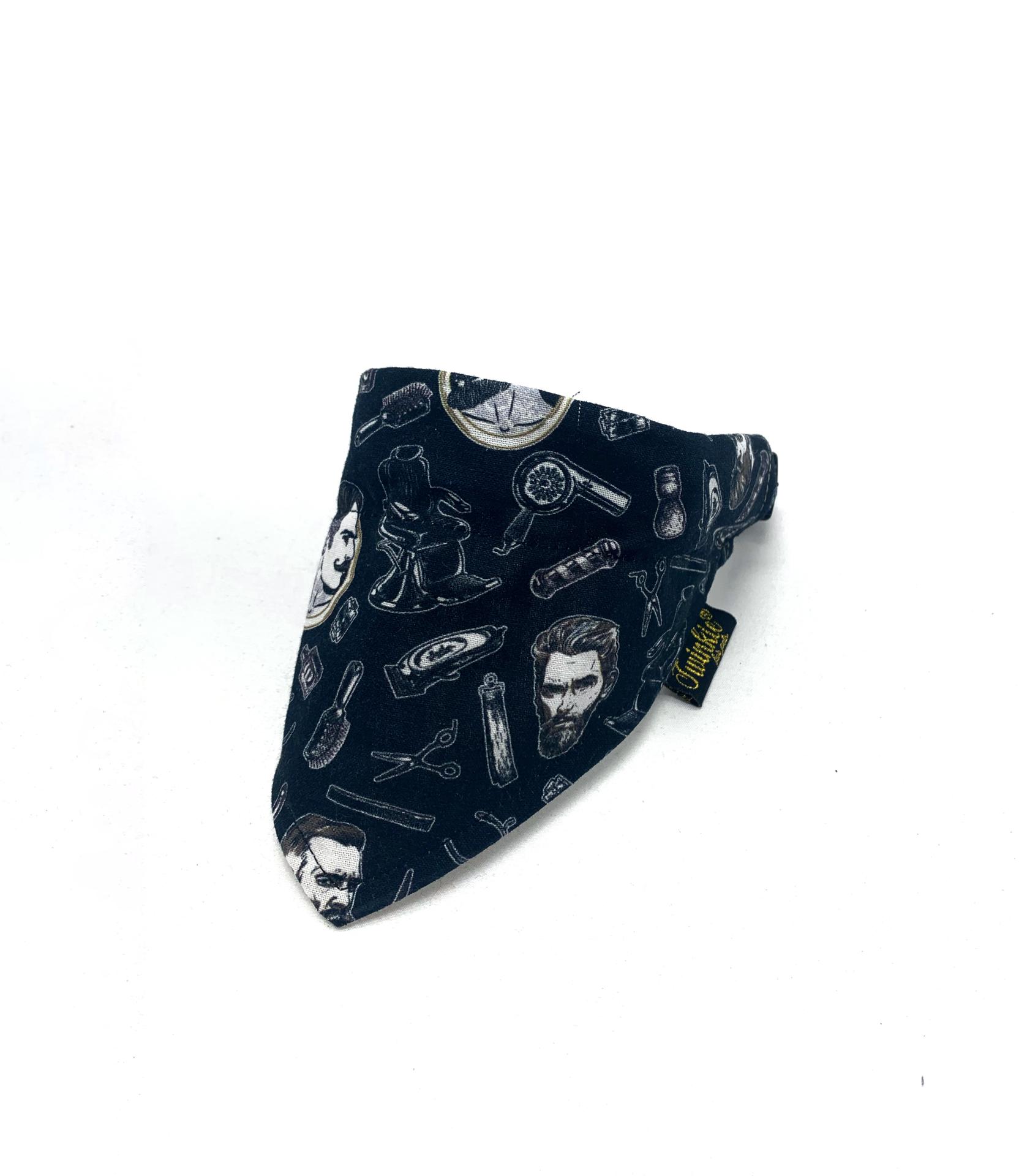 Coleira com Lenço Barber Shop