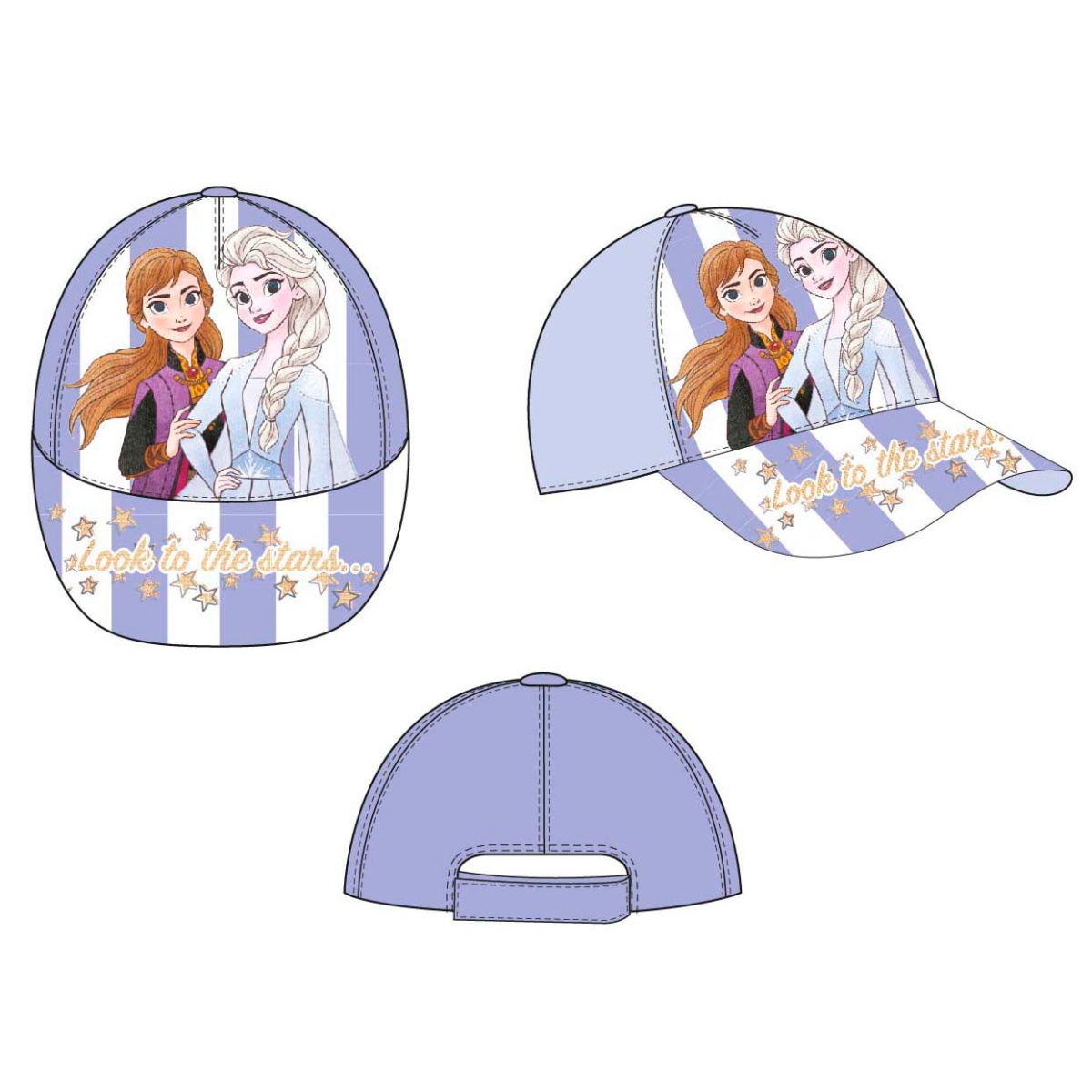 Boné disney frozen 6/8 anos