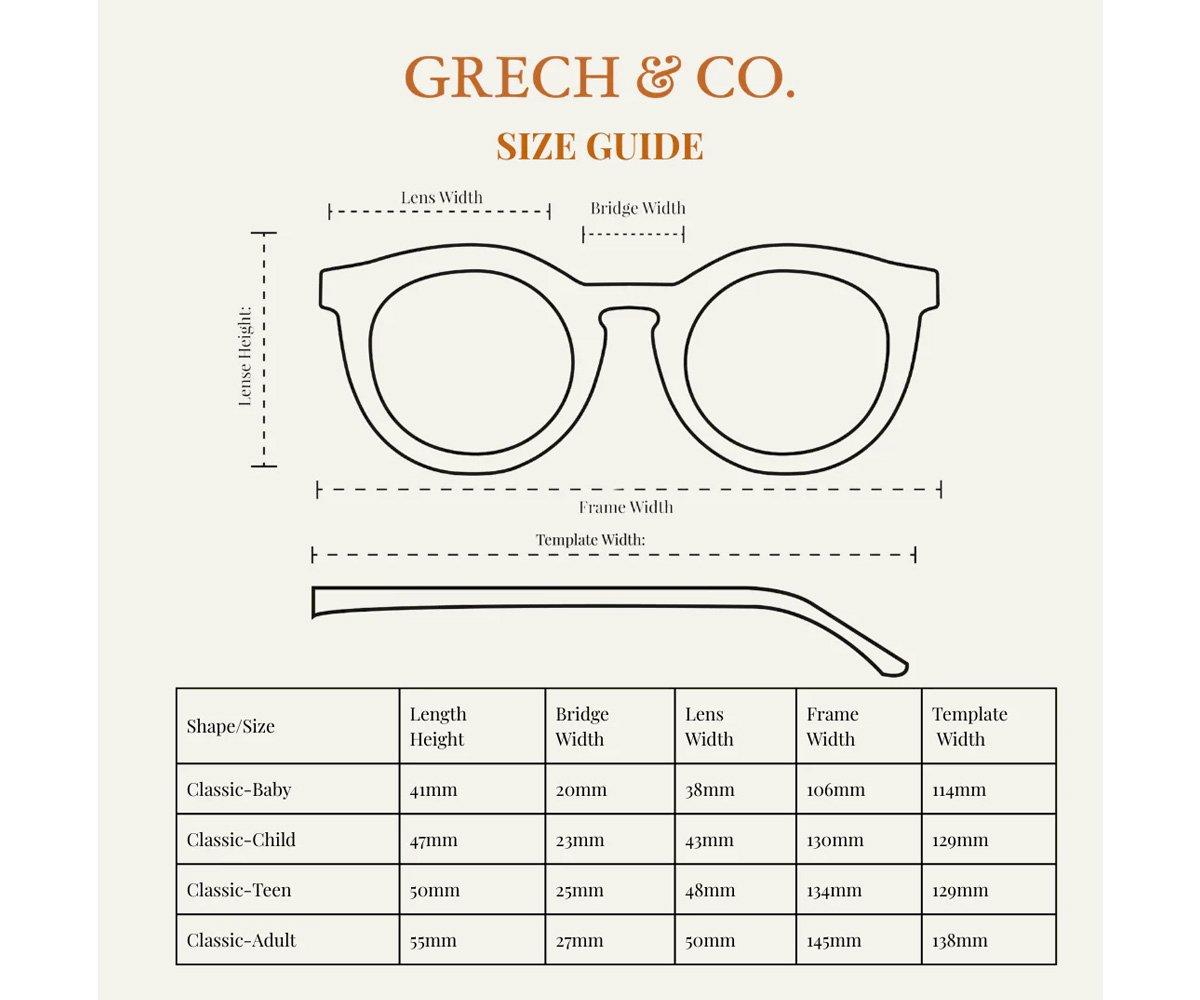 Óculos de sol Grech & Co. | Pretos (15-99 anos)