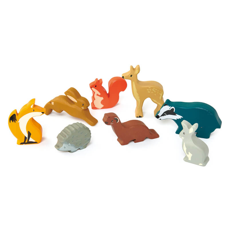 Tender Leaf Toys Display + Animais Madeira Woodland