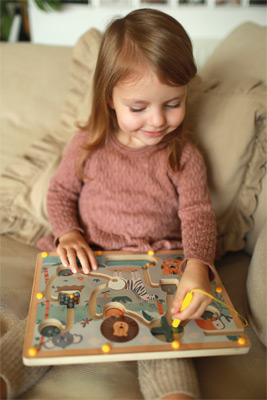 Small Foot | Labirinto Magnético Safari Cores e Contagem