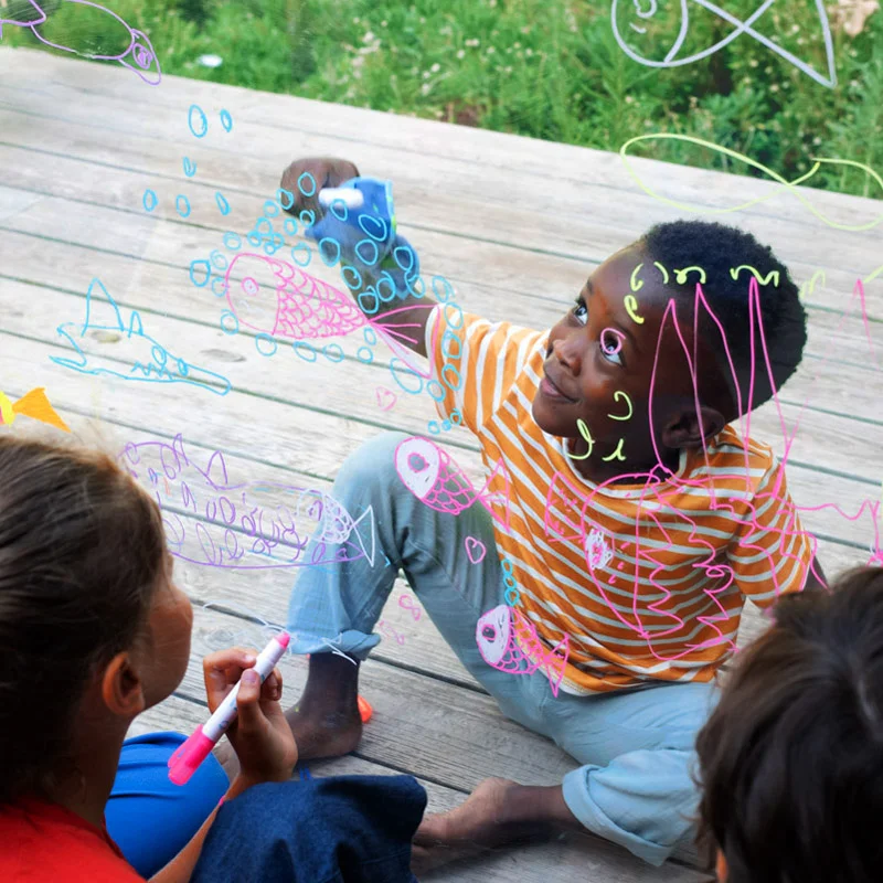 5 Lápis Multi-superfícies Neon | Super Petit