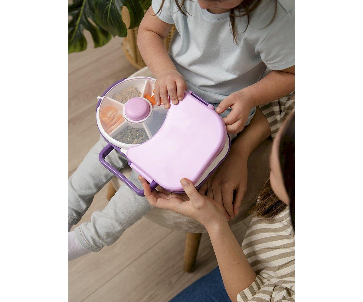 GöBe | Snack Spinner Flip 2 em 1 Lilás