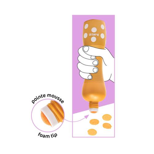 Djeco | 6 Marcadores Coloridos Pérola com Ponta Esponja